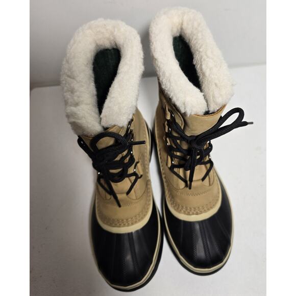 Sorel Caribou Women’s Waterproof Mid-Calf Snow Boots Buff Stone SZ US 7.5 - Picture 13 of 13